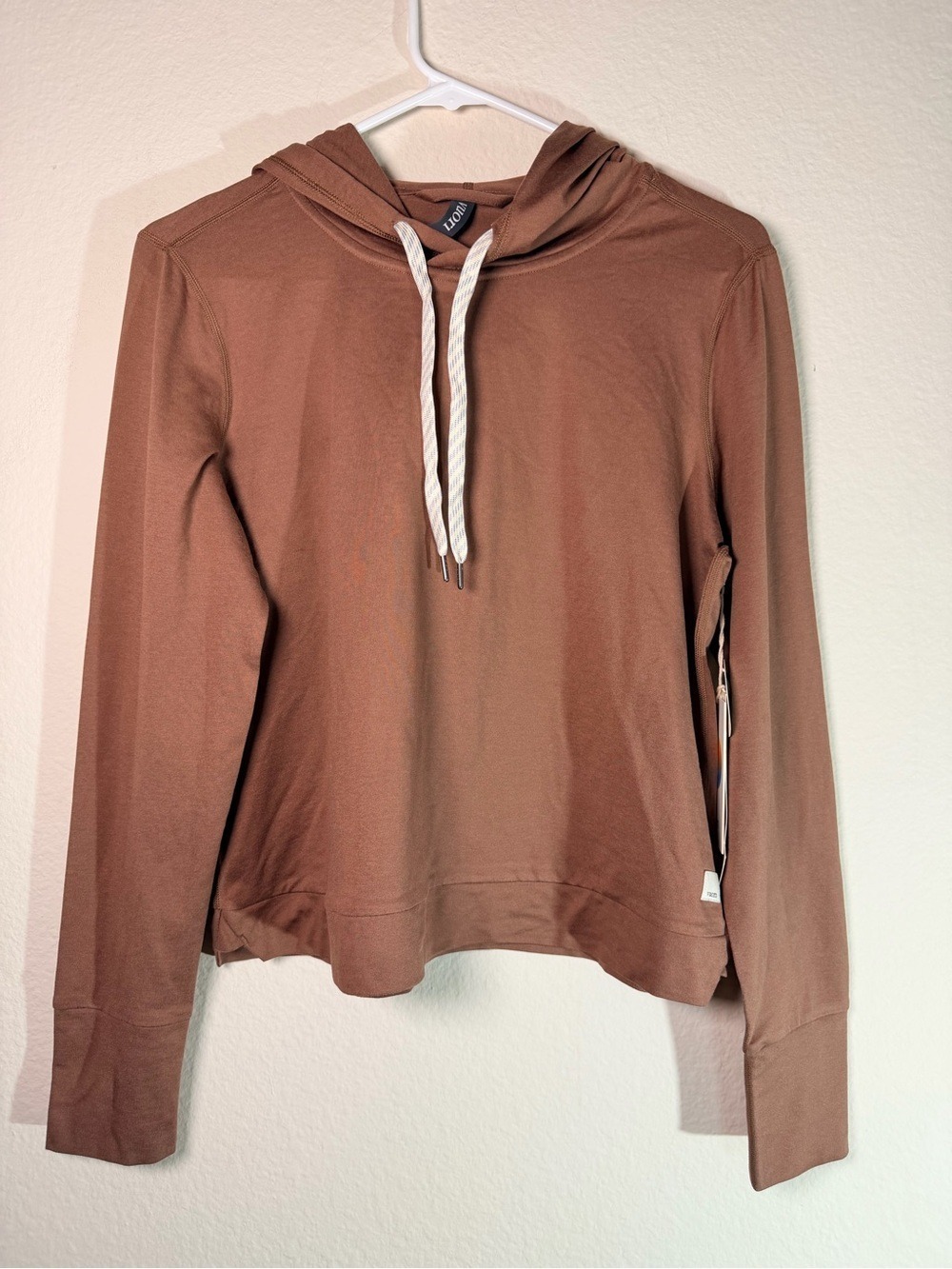 NWT Vuori Halo Essential Hoodie Cardamom Heather DreamKnit Small - Picture 5 of 8